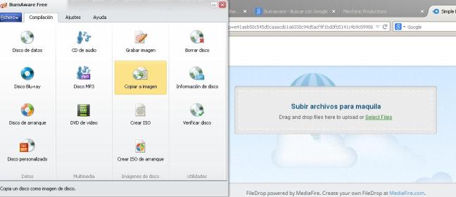 subir archivos mara maquila de cds